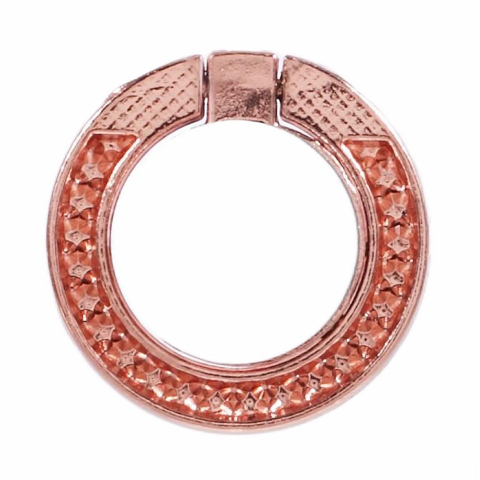 

Round Phone Kickstand Adhesive Metal Phone Ring Holder Grip Flower Decoration Red