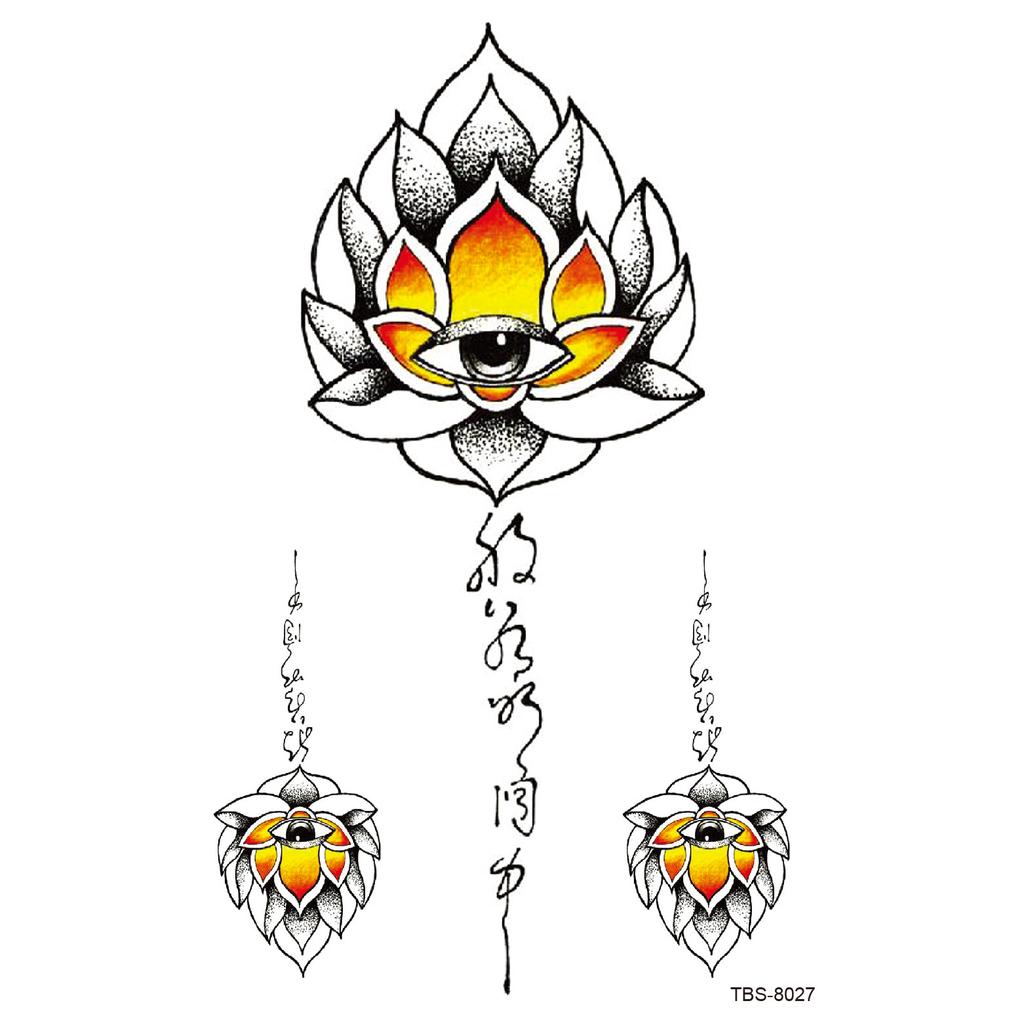 High Quality Waterproof Women's Sexy Flower Animal Tribal Temporary Body Art Tattoos Tattoo Stickers