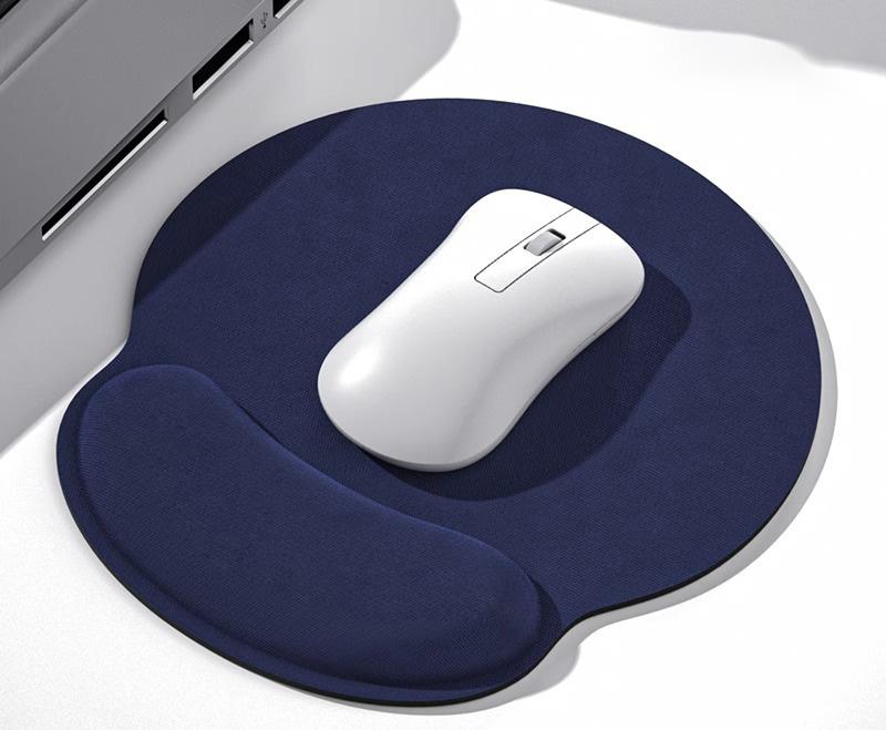 1Pcs Grey Comfortable Wrist Support Non Slip Mice Mat Soft Mousepad for PC Laptop Computer Ergonomic Wrist Rest Mouse Pad