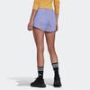 Adidas Originals Trefoil Logo Print Loose Sports Shorts Women Shorts Light-Purple GN4468