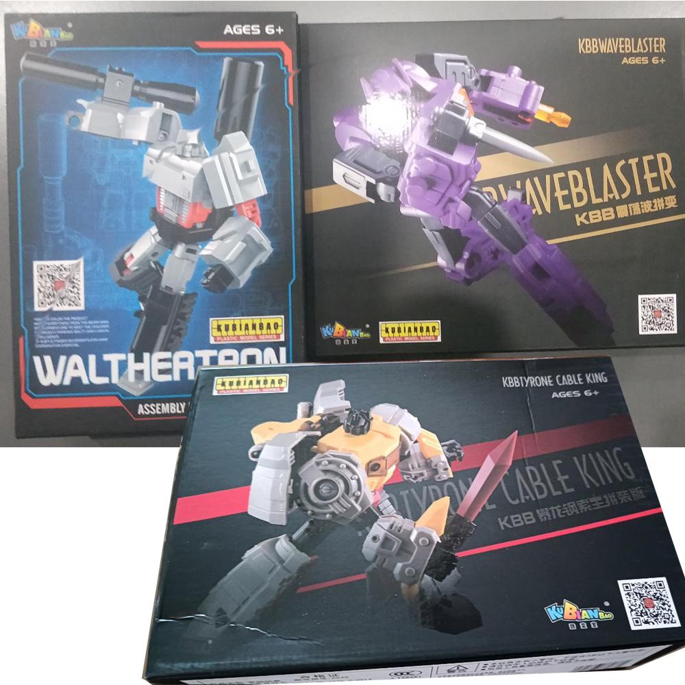 IN STOCK KBB LS05 ZS01 Assembly Transformation Toys Pistol Galvatron Shockwave Grimlock Mini THF Figure Action Anime Movie Robot