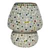 Mushroom Shaped Mosaic Glass Lamp for Home/Office/Festival Decoration (Glühbirne nicht im Lieferumfang enthalten) (Tischlampen 17cm)