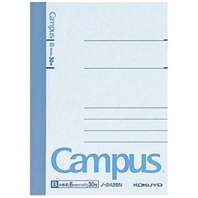 KOKUYO Campus Note A7 Deformed B Ruled 6mm 30 Sheets X 10 Books