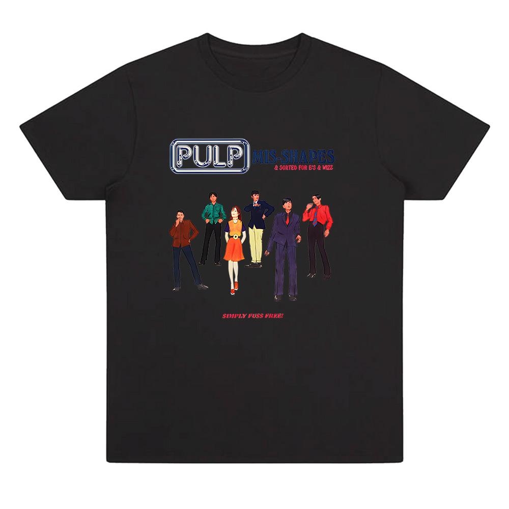 

Alternative Rock Band Pulp Live 2026 Global Tour Mercah Tshirt Men Women Summer Streetwear Fashion New Tee Cotton Oversized Top S