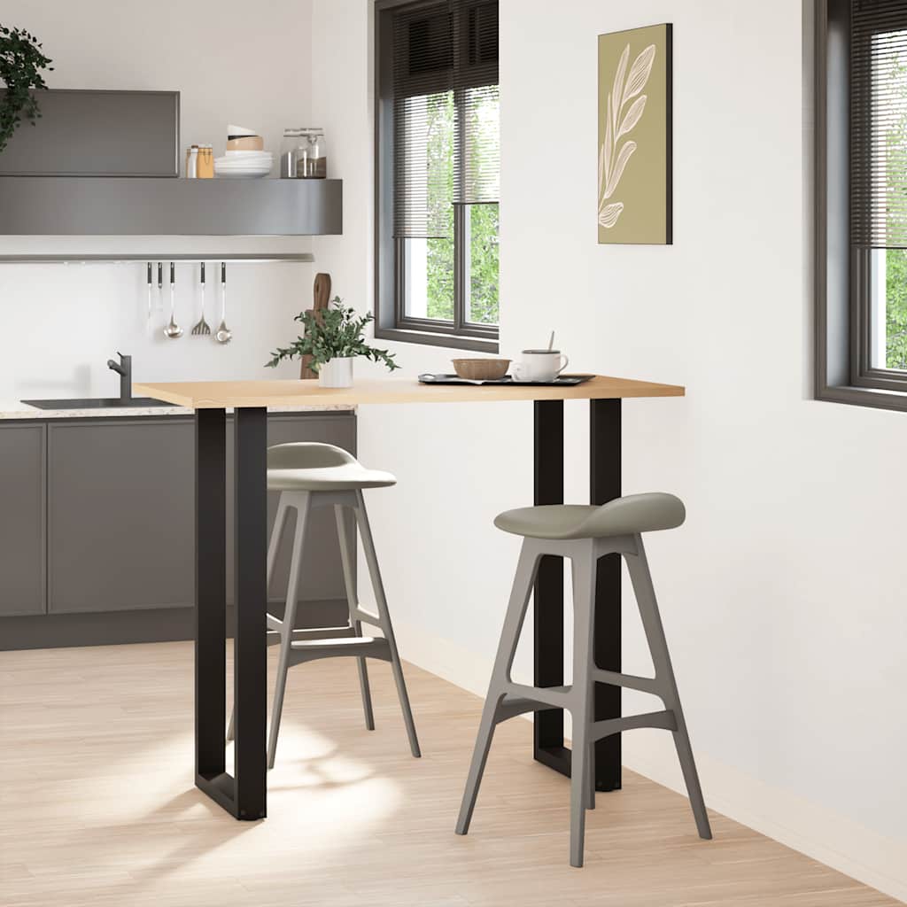 Vidaxl Nogi Do Stolika Kawowego, 2 Szt., Czarne, 50X(110-111) Cm, Stal