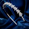 Korean Style Light Luxury Zircon Headband Temperament Birthday Photo Studio Hair Accessories Fashionable Bride Wedding Dress Headwear