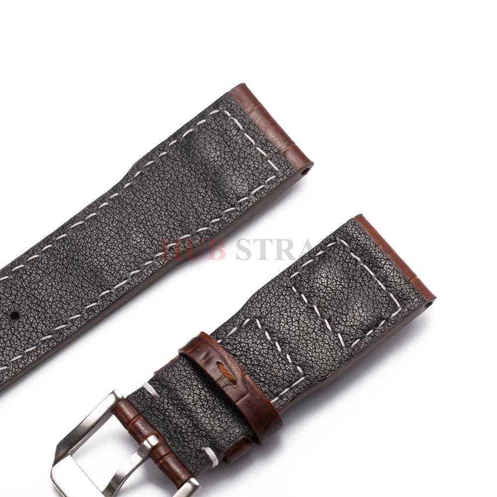 20mm 22mm 21mm for IWC Pilot Watch Band Cowhide Strap Steel Pin Buckle Accessories for Men Women High Quality Wrist Bracelet