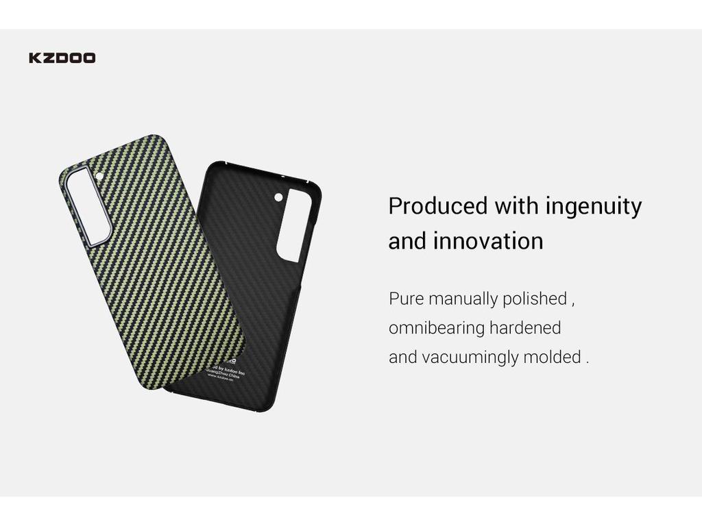KZDOO Kevlar Carbon Fiber Phone Case for Samsung S25 Ultra/S24 Plus