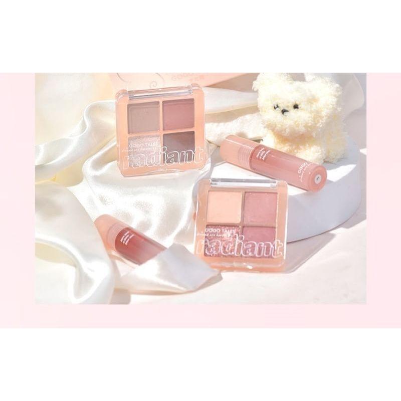 GOGO TALES - Lip Gloss Eyeshadow Palette Set - 3 Type