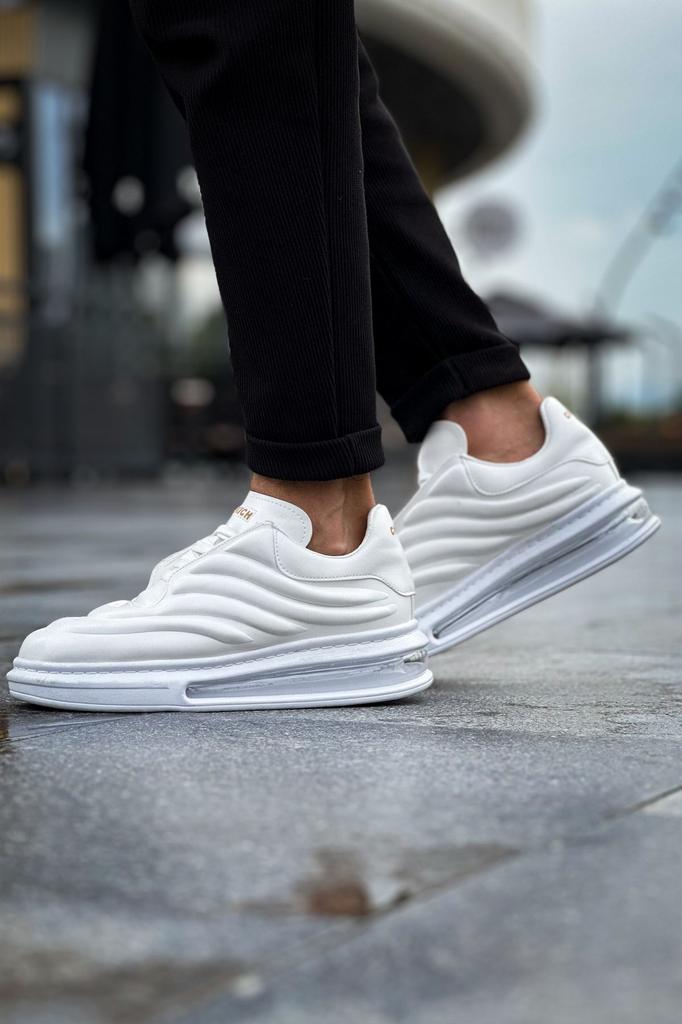 Chekich H Nowa Kolekcja CH299 Sollievo But Męski Biały Czarny Brązowy Tan