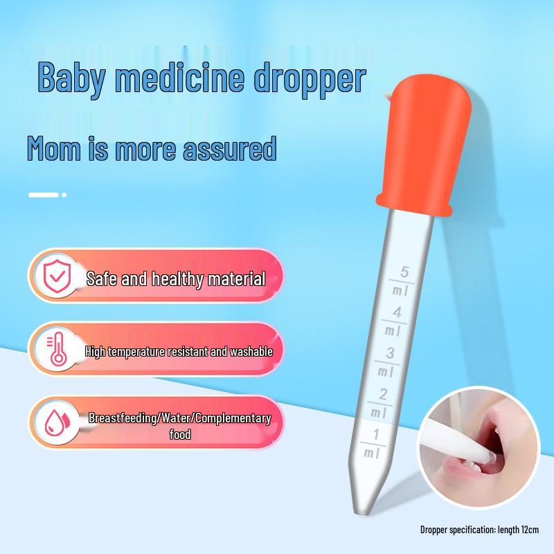 Children's Silicone 5ml Medicine Dropper & DIY Baking Tool with Scale
