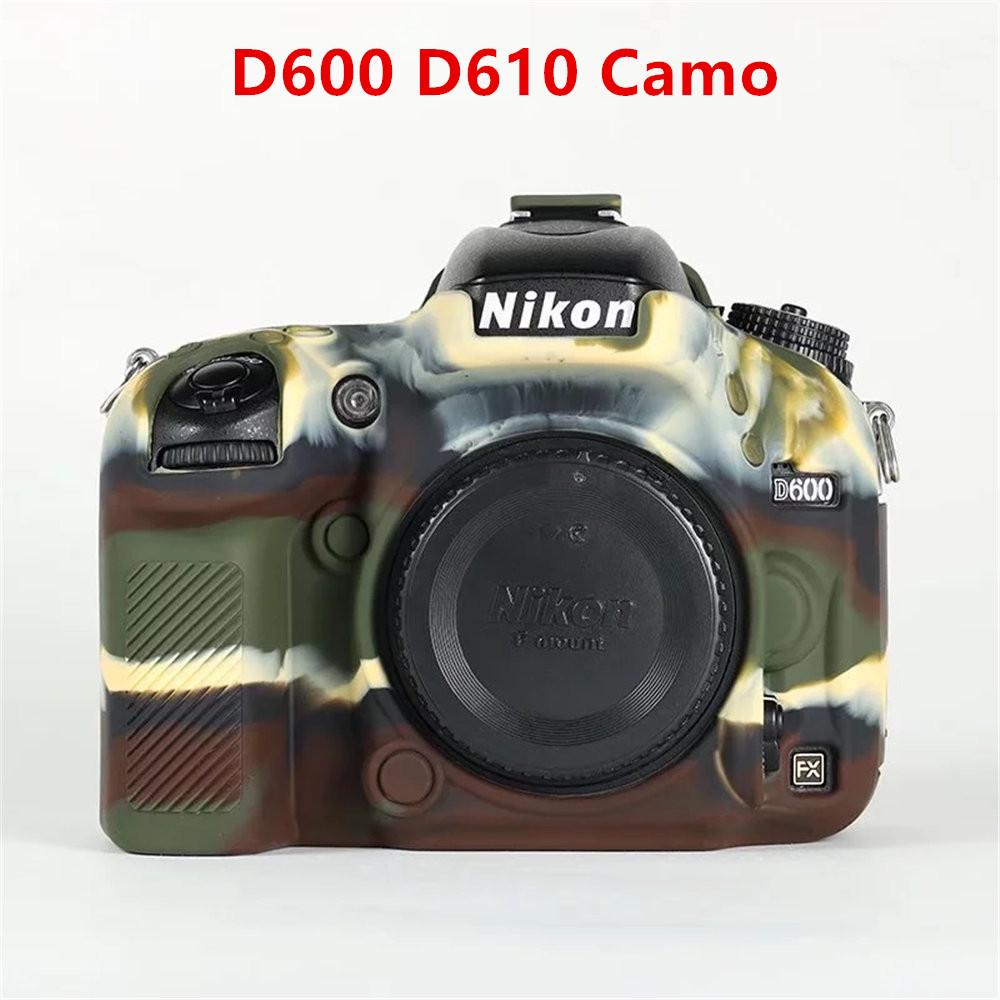 Soft Silicone Rubber Armor Camera Bag Case For Nikon Z50 Z6 Z7 Z6II Z7II D5500 D5600 D7000 D7100 D7200 D600 D610 D750 DSLR Cover