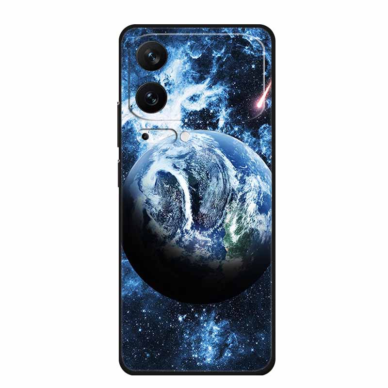 For Xiaomi 17 Pro 2025 Phone Case Fashion Flowers Black Silicone TPU Soft Coque For Xiaomi Mi 17 Pro Max Back Cover Case Shell