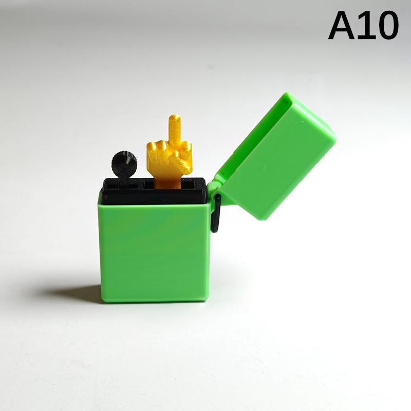 Funny Middle Finger Lighter Model, 3D Printed Middle Finger Prank Gift Quit-Smoking Buddy Perfect Gag Gift (Not A Real Lighter)