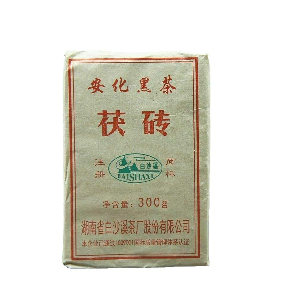 300g Anhua Baishaxi Fu Brick Dark Tea Golden Flower