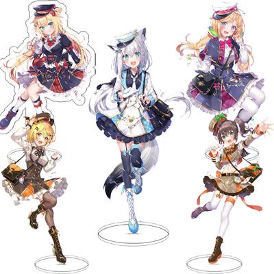 Japonsko Hololive Vtuber Akryl Usada Pekora Uruha Rushia Hosimati Suisei Inugami Korone Tašky Stojan Model Figura Anime