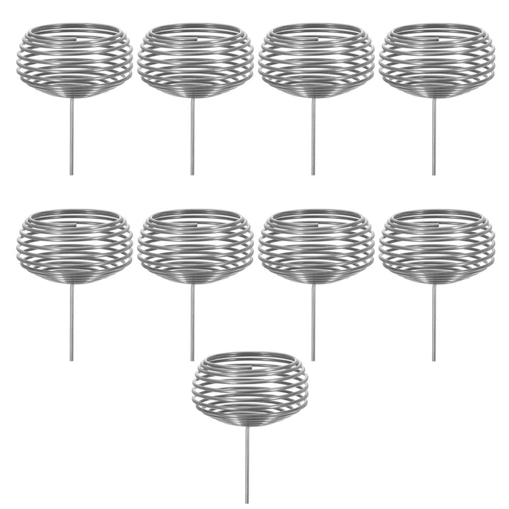 10 szt. Koszyczki do nawożenia ogrodniczego ze stali nierdzewnej Koszyczki na nawóz do roślin kwiatowych