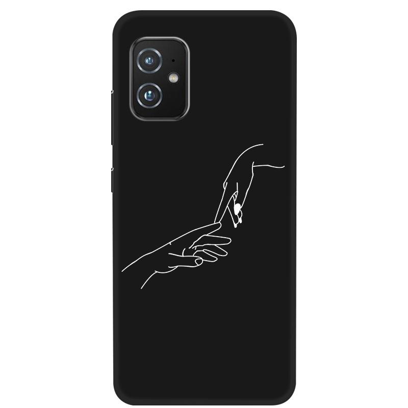Black Silicone Case For Asus Zenfone 8 ZS590KS Case Soft Back Cover Coque For Asus Zenfone 8 ZS590KS Phone Case Zenfone8 Funda