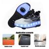 New LED Light up Roller Skates Kids Unisex Rechargeable Dual Wheel Detachable Teenager Entertainment Casual Inline Skates
