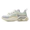 Li Ning Copii Seria Stil de Viață Sportiv Yun Chuan Pantofi Casual Versatili Fashion cu Top Jos Adidași Copii Galben-Gel Crem-Alb Violet-Albastru Fum YKCV014-2