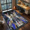 Gundam Anime Mecha Robot Rug Carpet Large Area Rug Non Slip Washable Floor Mat Gamer Room Bedroom Home Decor