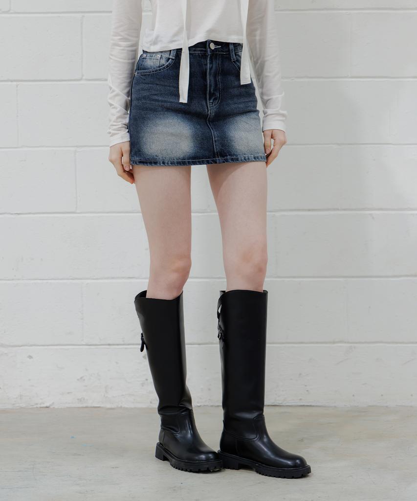 PANDORAFIT Wash Denim Skirt