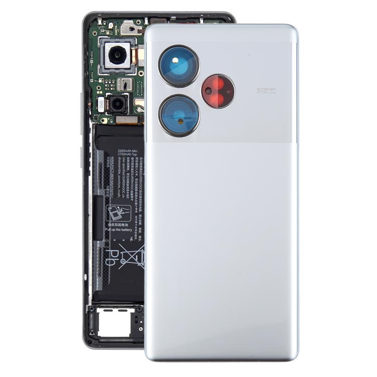 

For Realme GT 6T Original Back Cover срібний