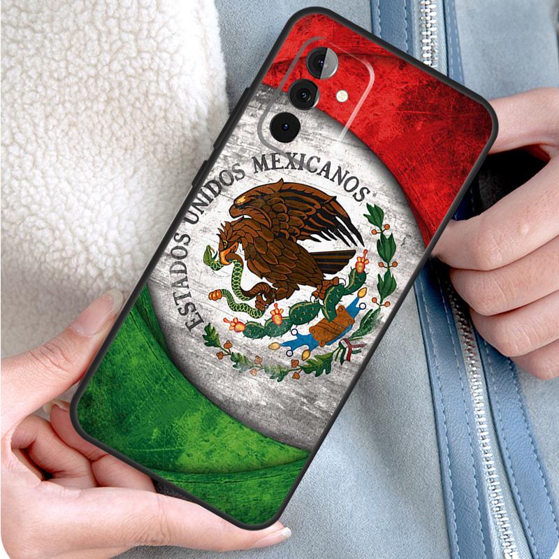 Mexico Flag Art Phone Case For Samsung Galaxy A54 A34 A14 A15 A25 A35 A55 A53 A33 A13 A52 A32 A12 A51 A71