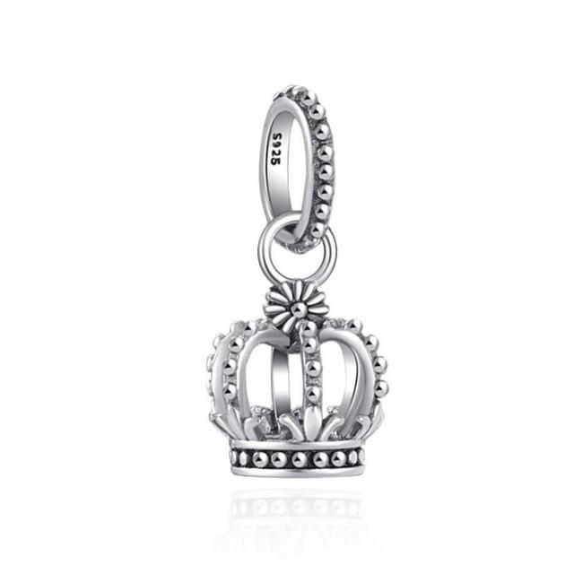 

Сердце Императорская Корона Висячие Шармы Из Бисера Подходит Оригинальный Модный Браслет Подвеска Ювелирные Изделия Своими Руками Для Женщин