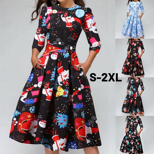 Buy Women Christmas Casual Print 