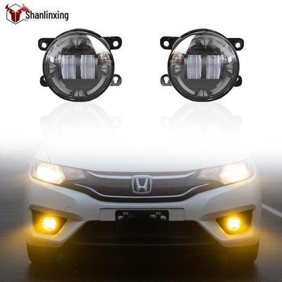 High-Brightness LED Angel Eye Fog Lights for Honda Civic, Fit, Accord, Odyssey, and Lingpai