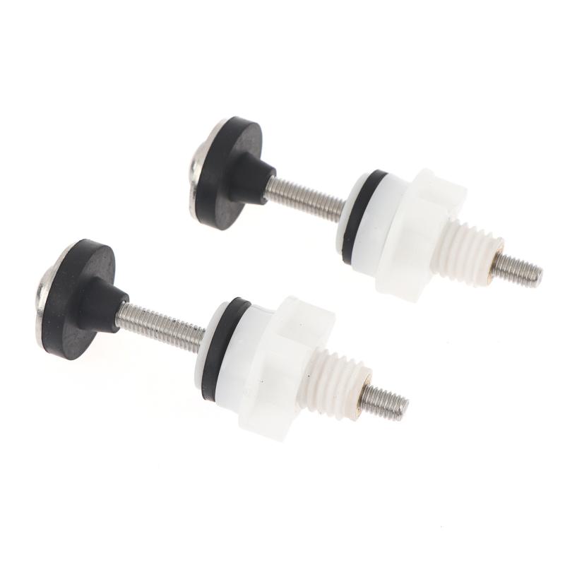 2Pcs Anti-Corrosion Toilet Tank Mounting Screw Kit Universal Fit Toilet Repair Parts for Hotel Apartment Bathroom Maintenance