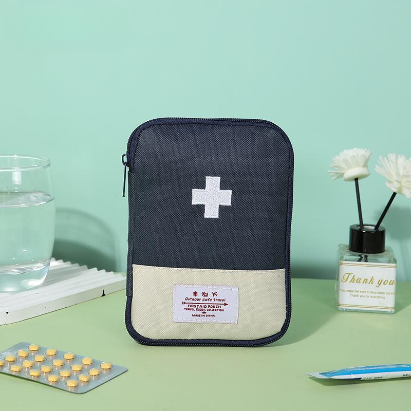 Outdoor Erste Hilfe Notfall Medizinische Tasche Medizin Medikament Pillendose Camping Zuhause Auto Überlebensset Notfalltasche Kleine Oxford Tasche