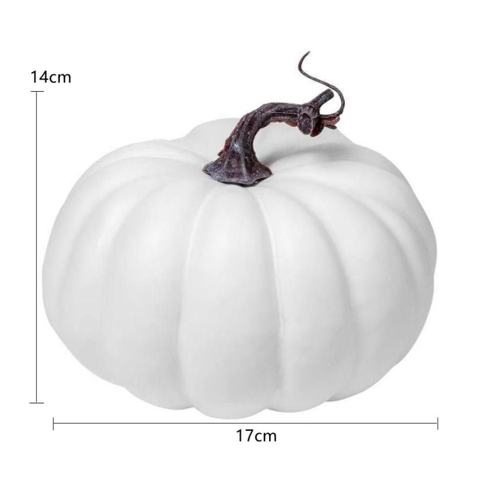 Artificial Pumpkins for Halloween and Fall Home Display Featuring Lifelike Shape and Removable Skin for Creative Touches