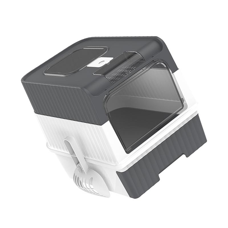 Katzentoilette Vollständig Geschlossen Schubladentyp Auslaufsicher Großer Raum Katzentoilette mit Geruchsbeseitigung