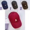 Cotton Embroidered Letter Baseball Cap For Casual Summer Wear