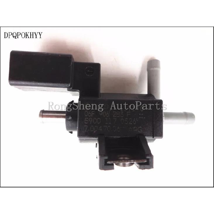 DPQPOKH Brand Auto Replacement Valve Turbo Boost Solenoid Valve 06F906283F 06F 906 283 F For Volkswagen Passat Tiguan Golf EOS