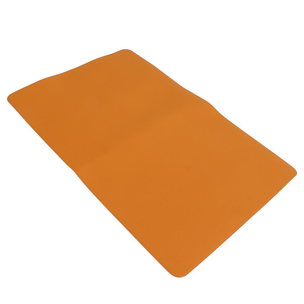 Nail Mat Orange Soft Double Sided Leather Waterproof Stain Resistant Bendable Desk Mat Nail Art Tools