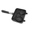 Taiyaki Pan Maker Nepřilnavá oboustranná forma na dort ve tvaru ryby pro výrobu vaflí v kuchyni s otevřeným ohněm