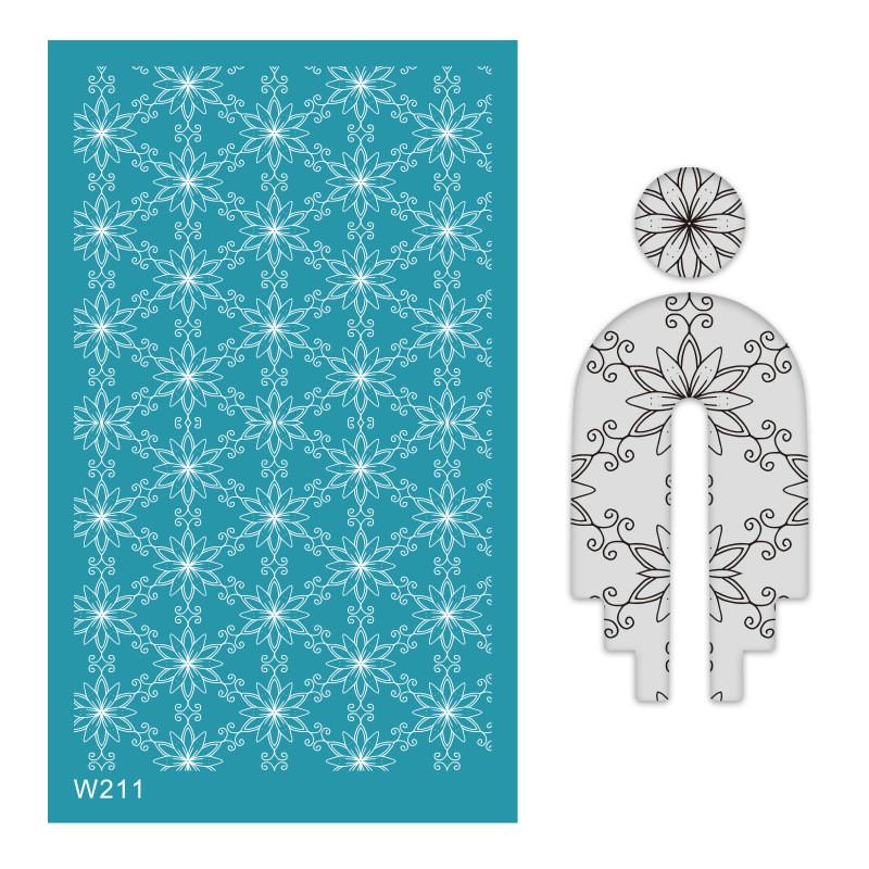 Multi Silk Screen Stencil for Polymer Clay Reusable Silkscreen Print Stamp Mesh Stencil Transfer Easter Printing Earring Jewelry