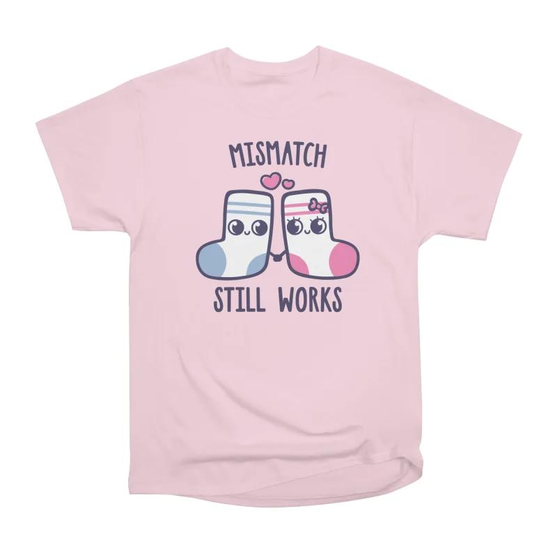 

Men Casual Shirts Short Sleeves MISMATCH STILL WORKS Tees Oversized T-shirts XXXL рожевий
