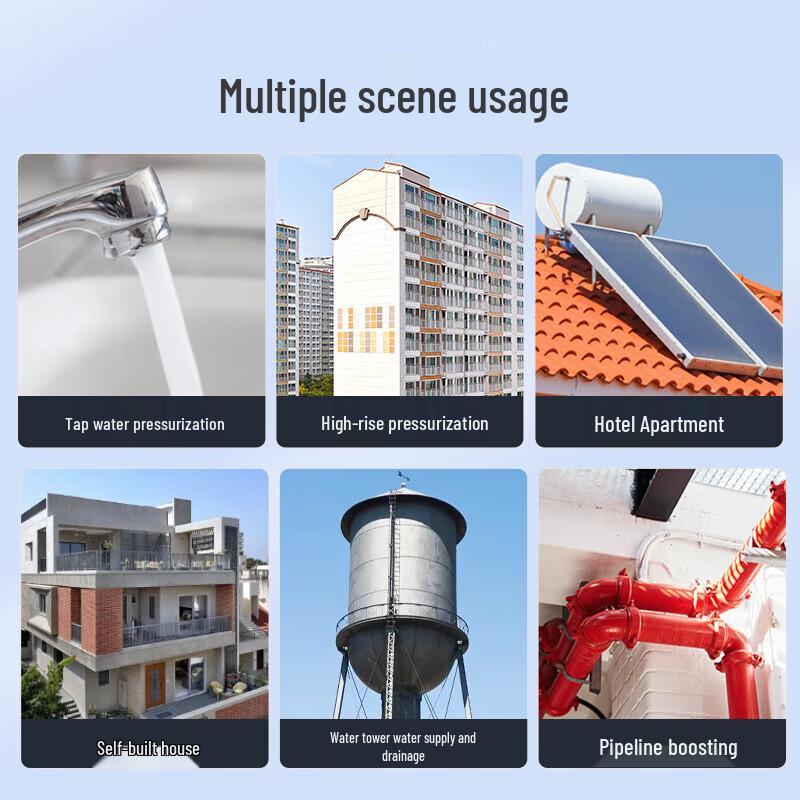 Xin Jie JETS250G2 304 Stainless Steel Self-Priming Jet Booster Pump