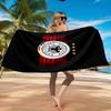 German Football Emblem Printed Microfiber Beach Towel, Soft And Absorbent, Quick-Dry, Ideal for Summer Travel, Beach Essential, Swimming Pool