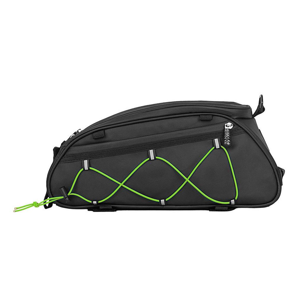 10L Bike Trunk Panniers Saddle Seat Bag Carriers with Reflectors Waterproof Hard Shells Bike Bag for Bicycles Rear Rack