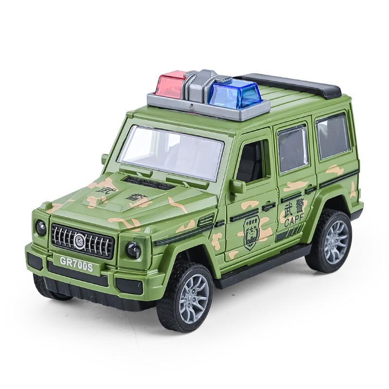Fire And Special Police Off Road Vehicle Model Children Toy With Openable Door For Kids