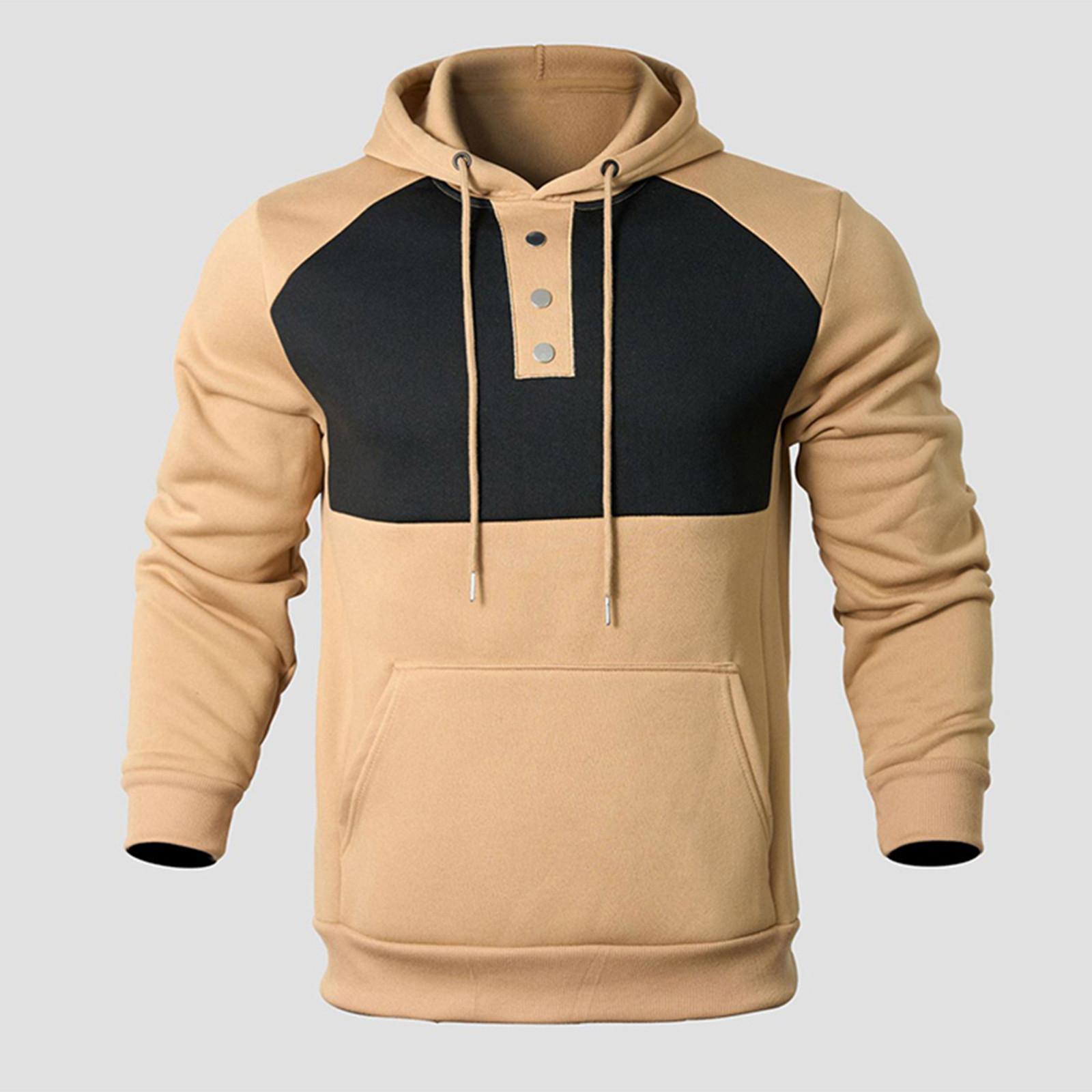 

Спортивный костюм с капюшоном, унисекс, одежда для бега, пуловер с длинными рукавами, толстовка с капюшоном XL хаки