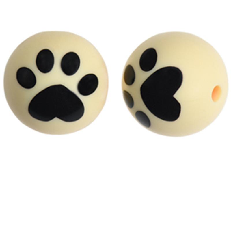 

10 шт./Лот 15 мм Різдвяна ялинка Сніжинка Хеллоуїн Візерунок Харчовий Силікон Намистини Для DIY Виготовлення Браслета Брелока Аксесуари