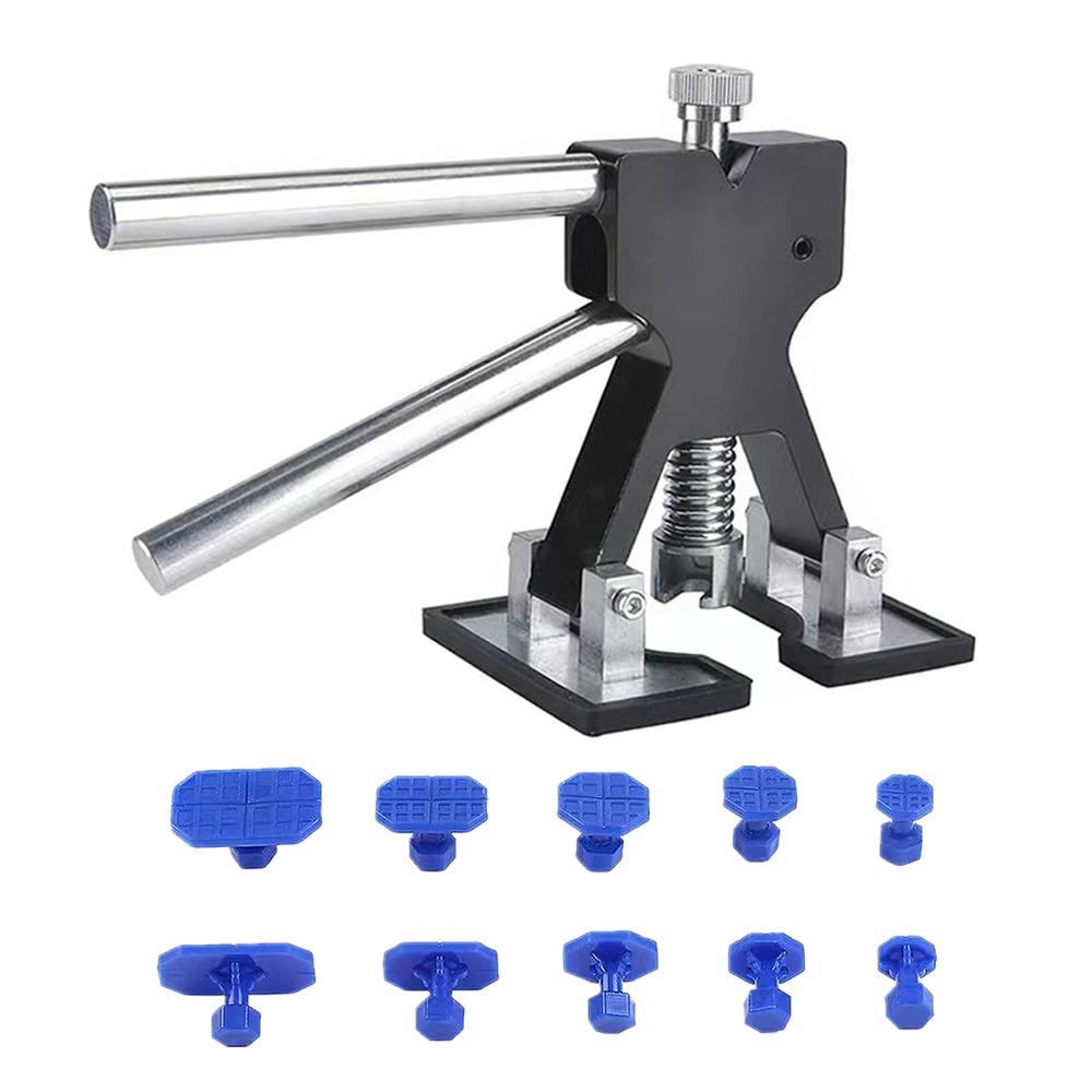 Karosserie Dellen Reparaturset Auto Lackfreies Entfernen Dellenentferner Ausbeuler Saugheber Dellen Reparaturwerkzeug für Auto Hagelschaden Knicke