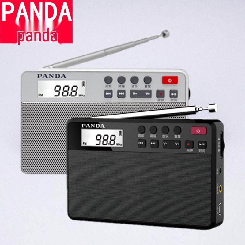 

PANDA 6207 Dual-Band Portable Rechargeable Radio/MP3 Speaker for Seniors Standard чорний