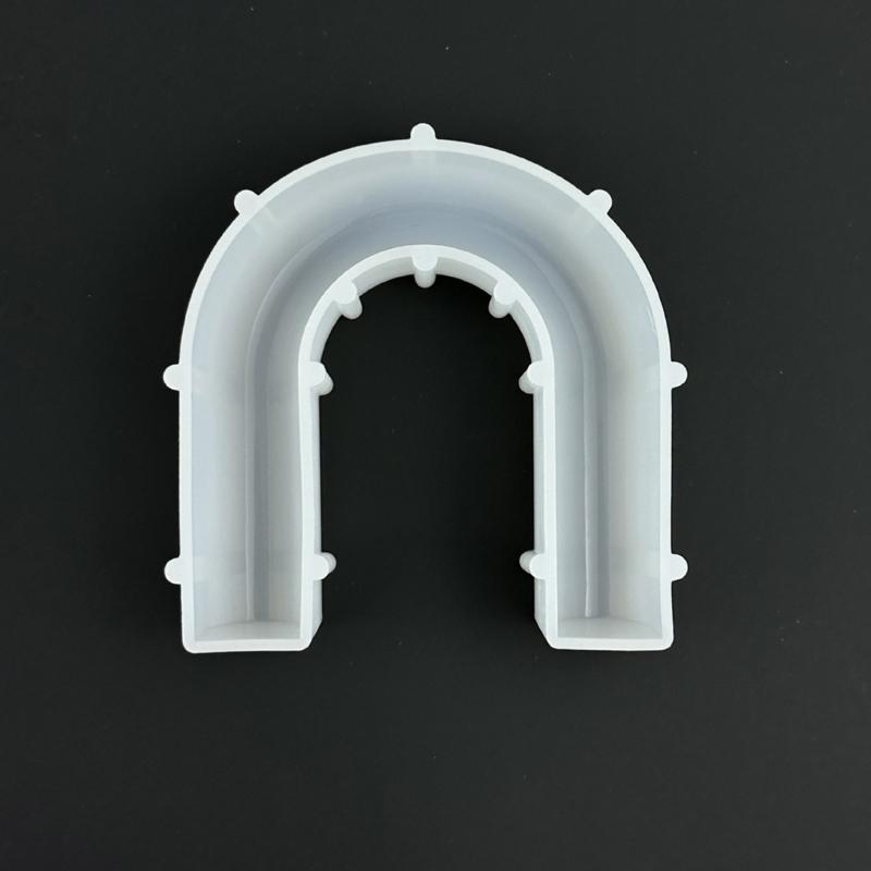 Arch Shaped Silicone Mold Handmade Scented Candle Table Ornament Mould Non-stick